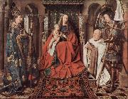 Jan Van Eyck Madonna des Kanonikus Georg van der Paele, mit Hl. Domizian, dem Hl. Georg und dem Stifter Paele Spain oil painting artist